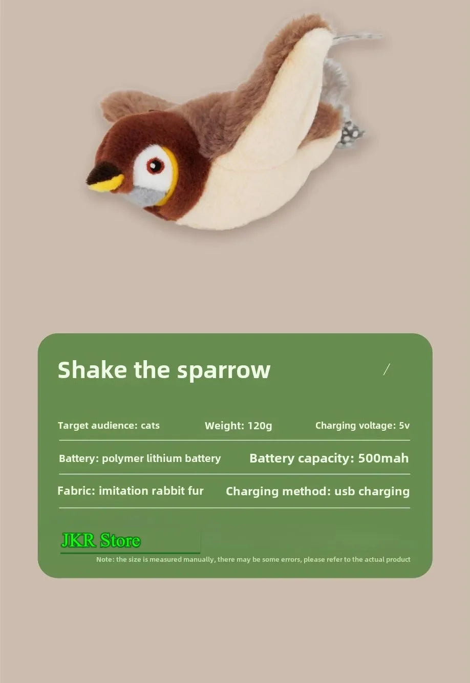 FlutterPeep Catnip Bird