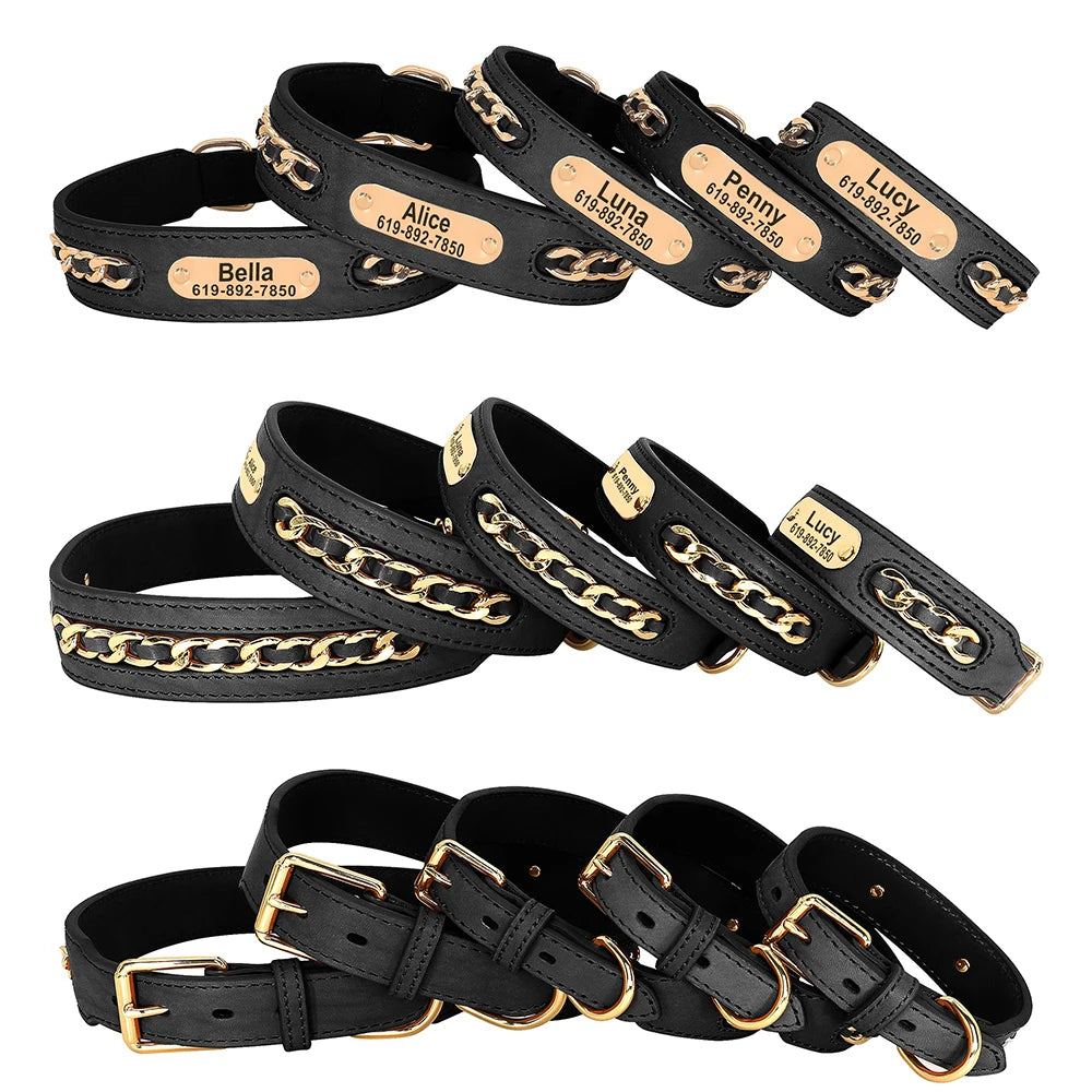 LuxeGuard Personalized Dog Collar