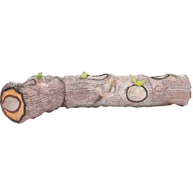 TreeLog Three-Way Cat Tunnel