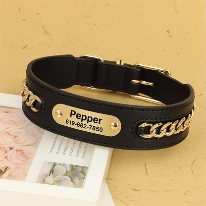 LuxeGuard Personalized Dog Collar