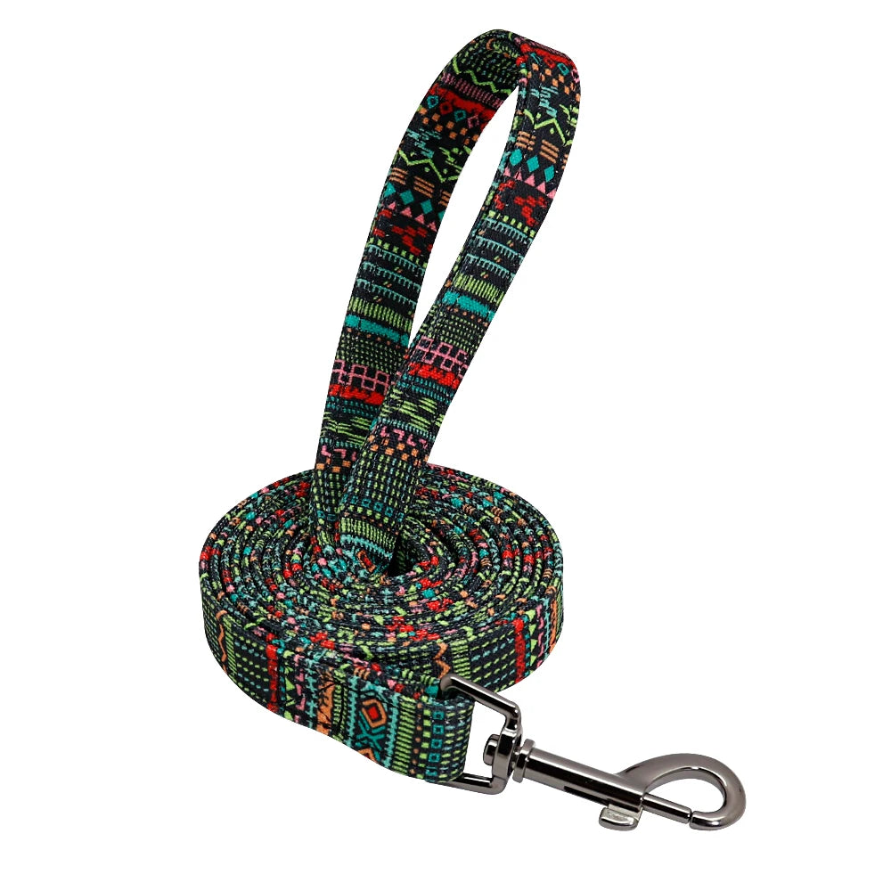 Custom Dog Collar Personalzied Nylon Pet Dog ID Tag Collars Engraved Printed Puppy Collar Leash For Small Medium Large Dogs