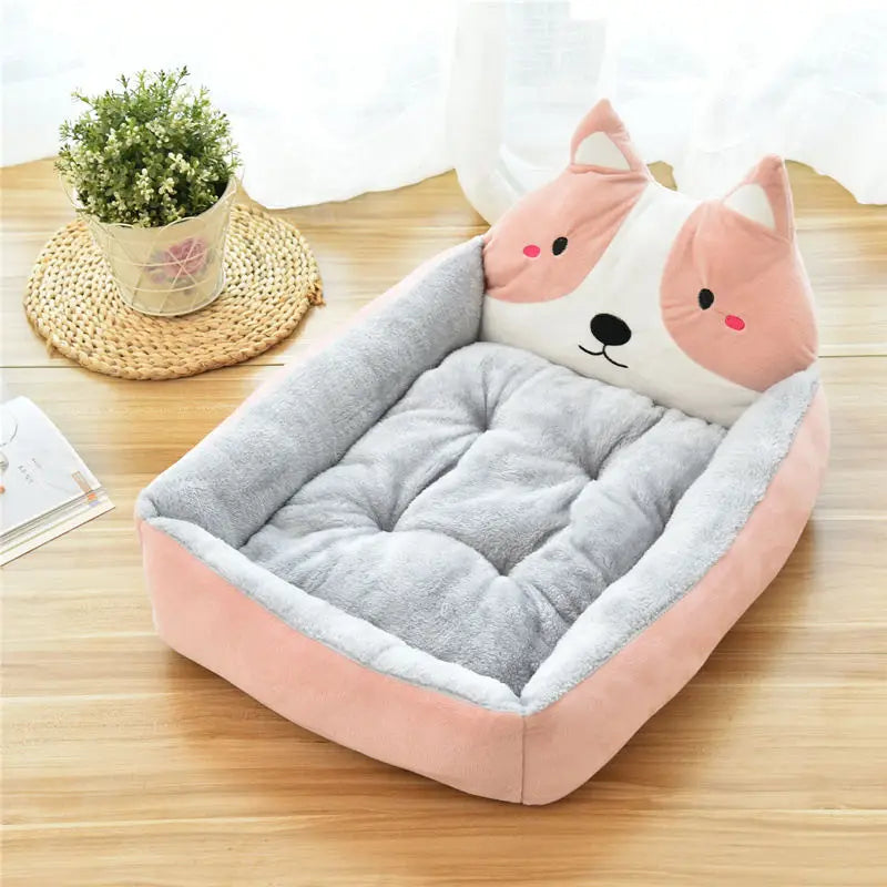 CozyPaws Cartoon Bed