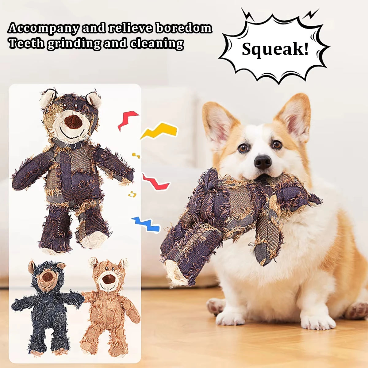 ToughPaw Indestructible Bear Toy