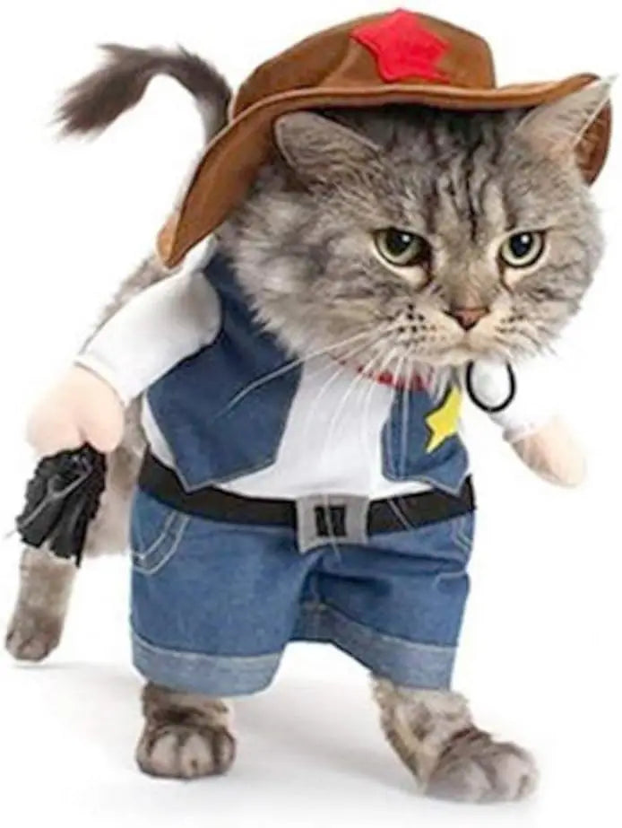 WildWhiskers Cat Cowboy Costume