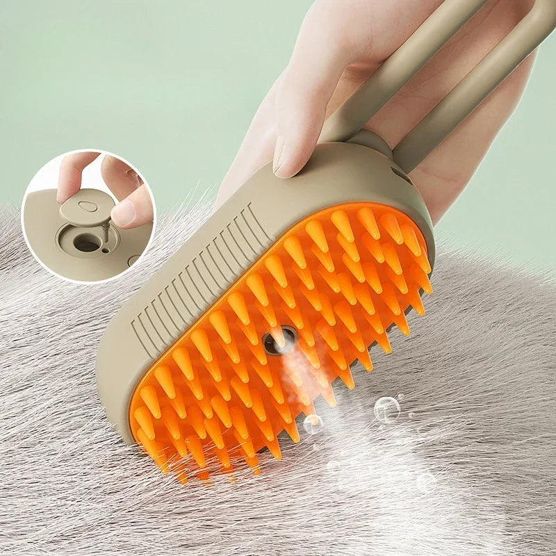 PawVapor Spray Massage Brush