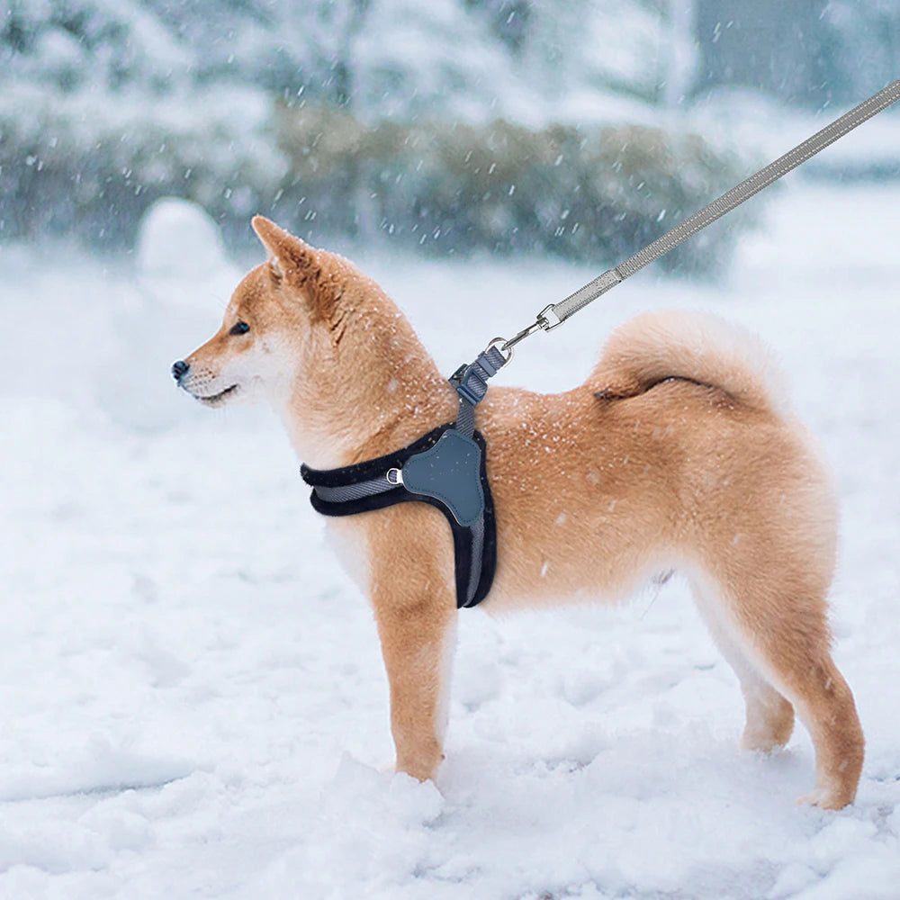 CozyPaw Winter Plush Harness