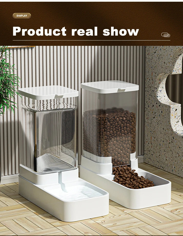 FeedFlow Automatic Feeder & Water Dispenser