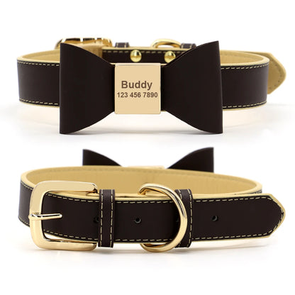 PawCharm Personalized Bowknot Collar