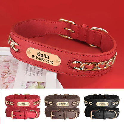 LuxeGuard Personalized Dog Collar