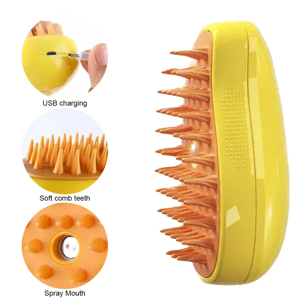 PawVapor Spray Massage Brush