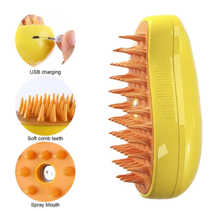 PawVapor Spray Massage Brush