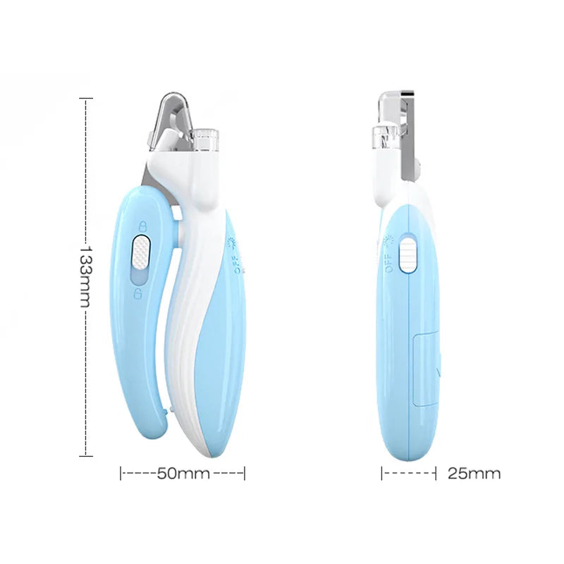 PawTrimerPro Pet Nail Clippers with LED Light
