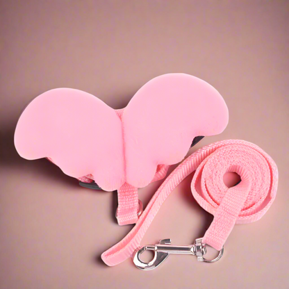 Angel Wings Harness & Leash Set