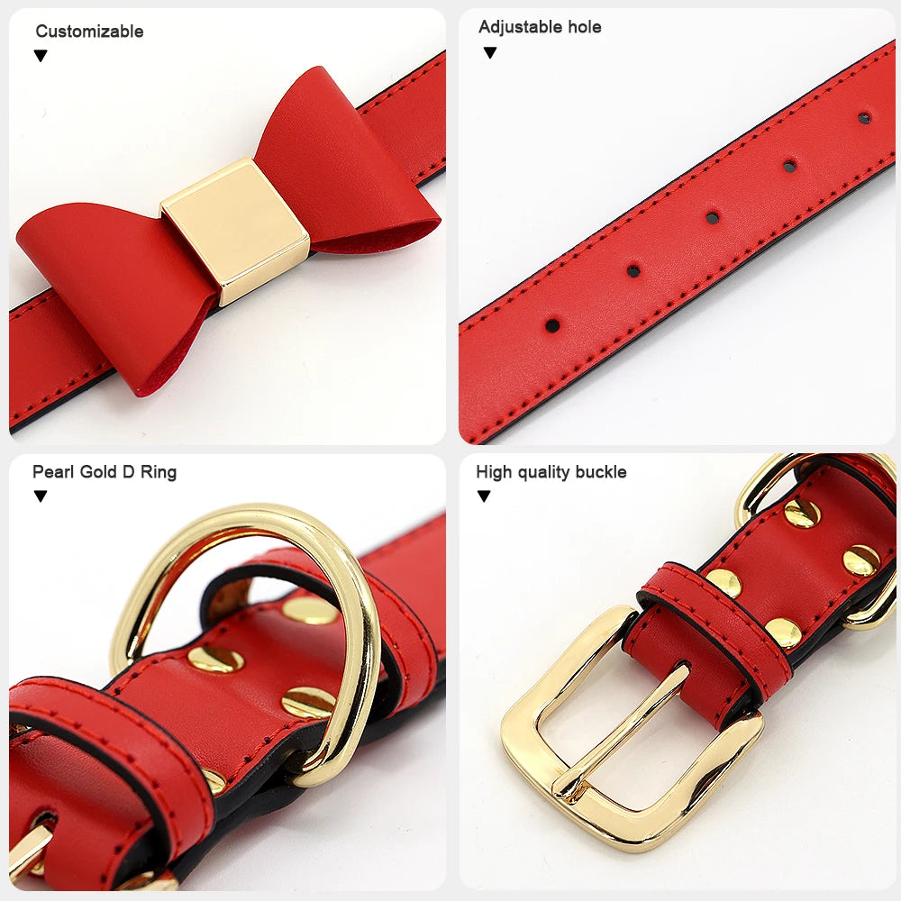 PawCharm Personalized Bowknot Collar