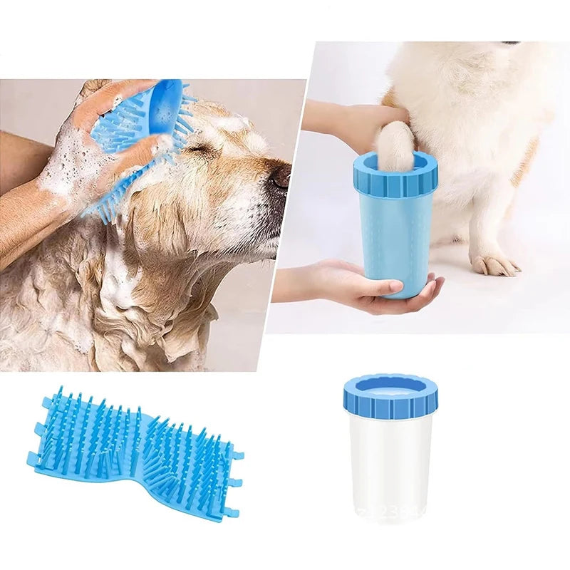 PawFresh Soft Silicone Pet Washing Cup