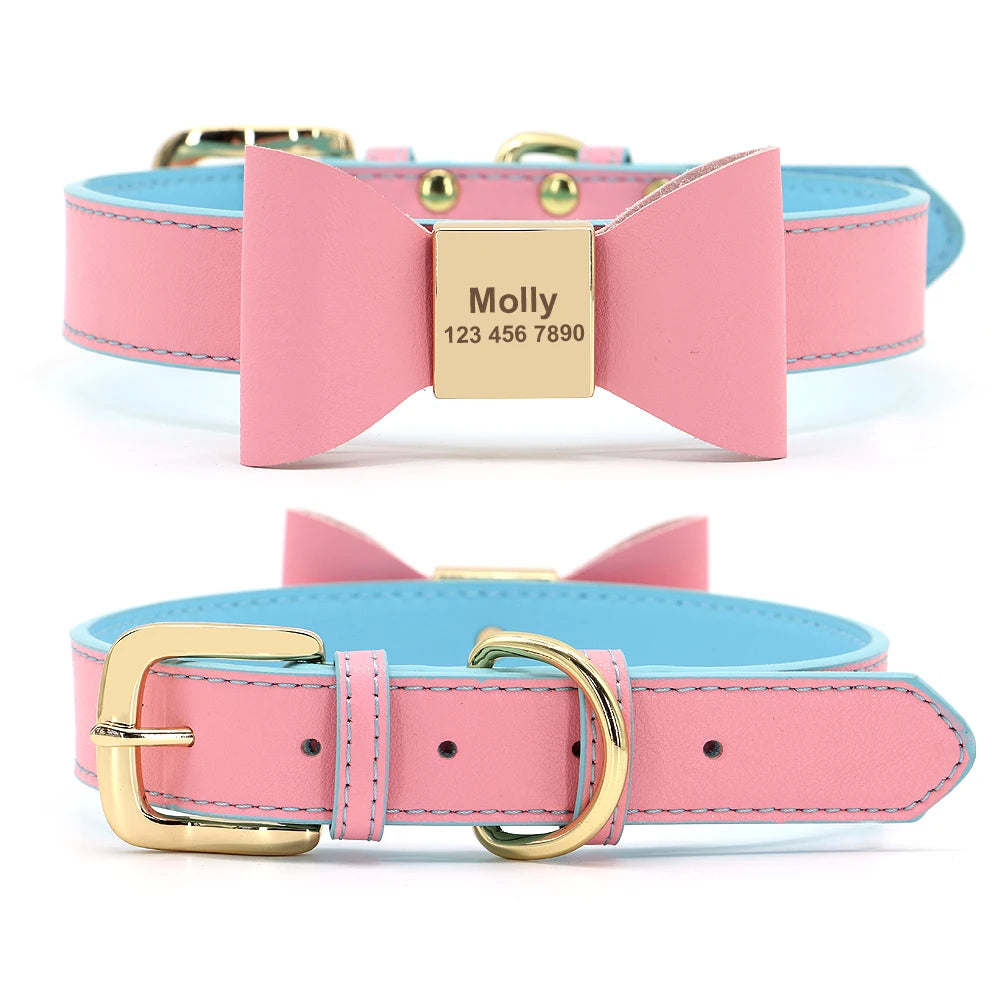 PawCharm Personalized Bowknot Collar