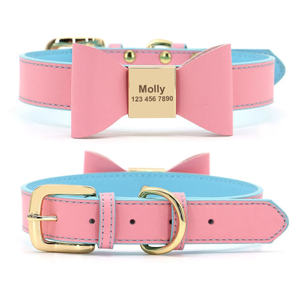 PawCharm Personalized Bowknot Collar