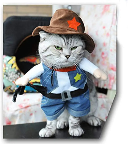 WildWhiskers Cat Cowboy Costume