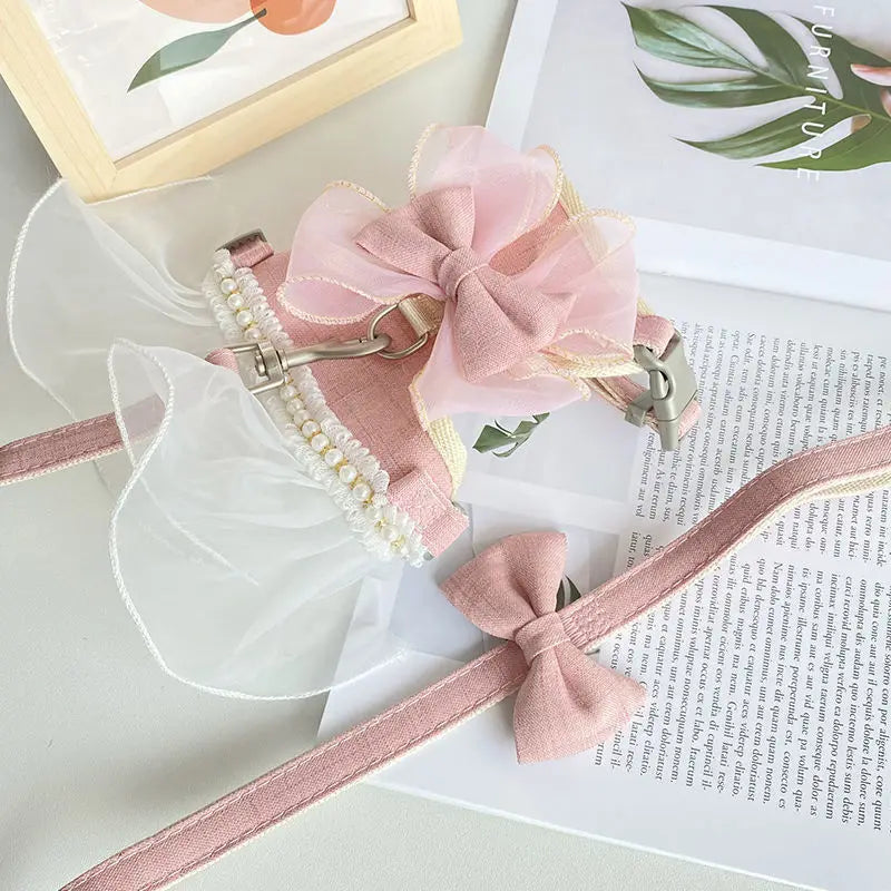 DreamBow Pet Harness & Leash Set