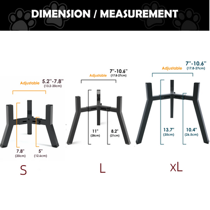 ElevateFeast Bowl Stand