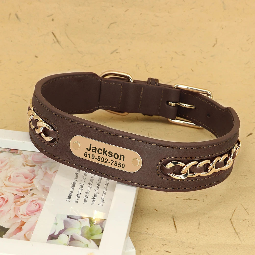 LuxeGuard Personalized Dog Collar