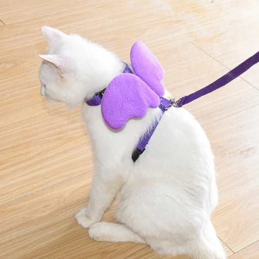 Angel Wings Harness & Leash Set