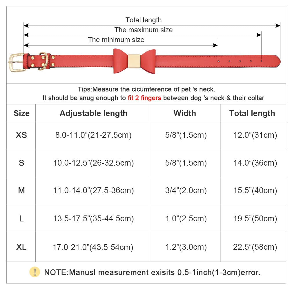 PawCharm Personalized Bowknot Collar