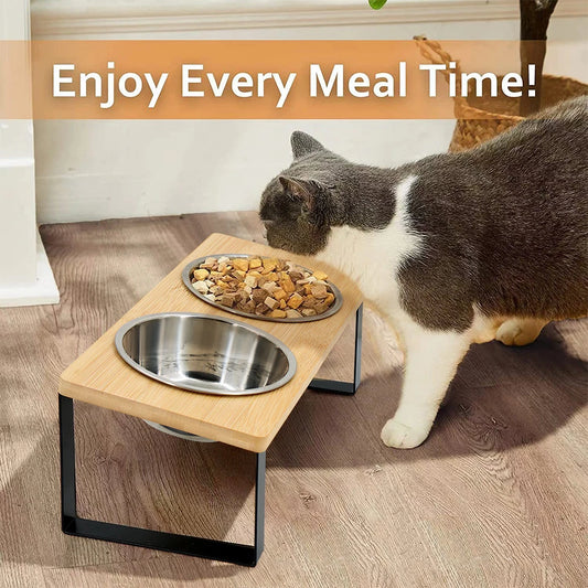 VitalFeast Elevated Cat Bowls