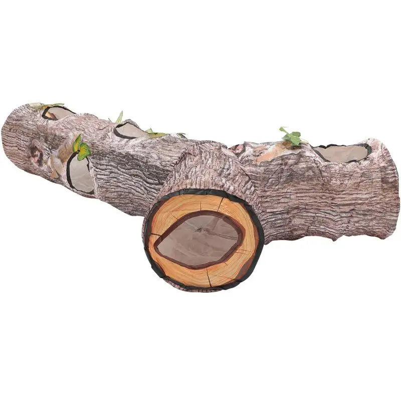 TreeLog Three-Way Cat Tunnel