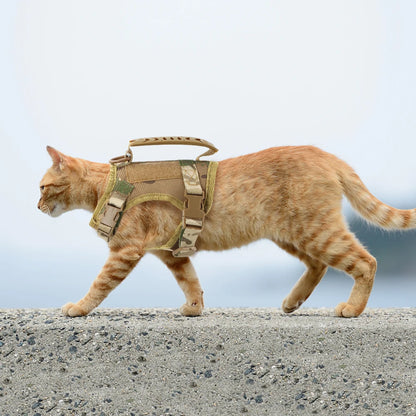 Tactical Cat Harness & Leash Set