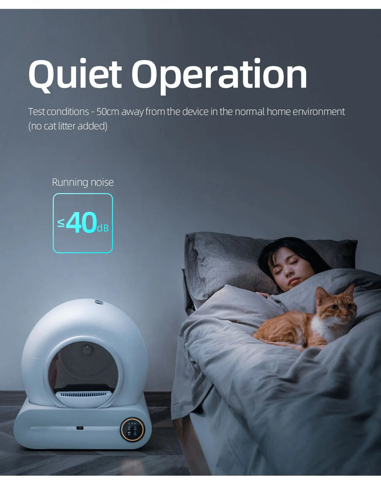 Tonepie 65L the Automatic Smart Cat Litter Box