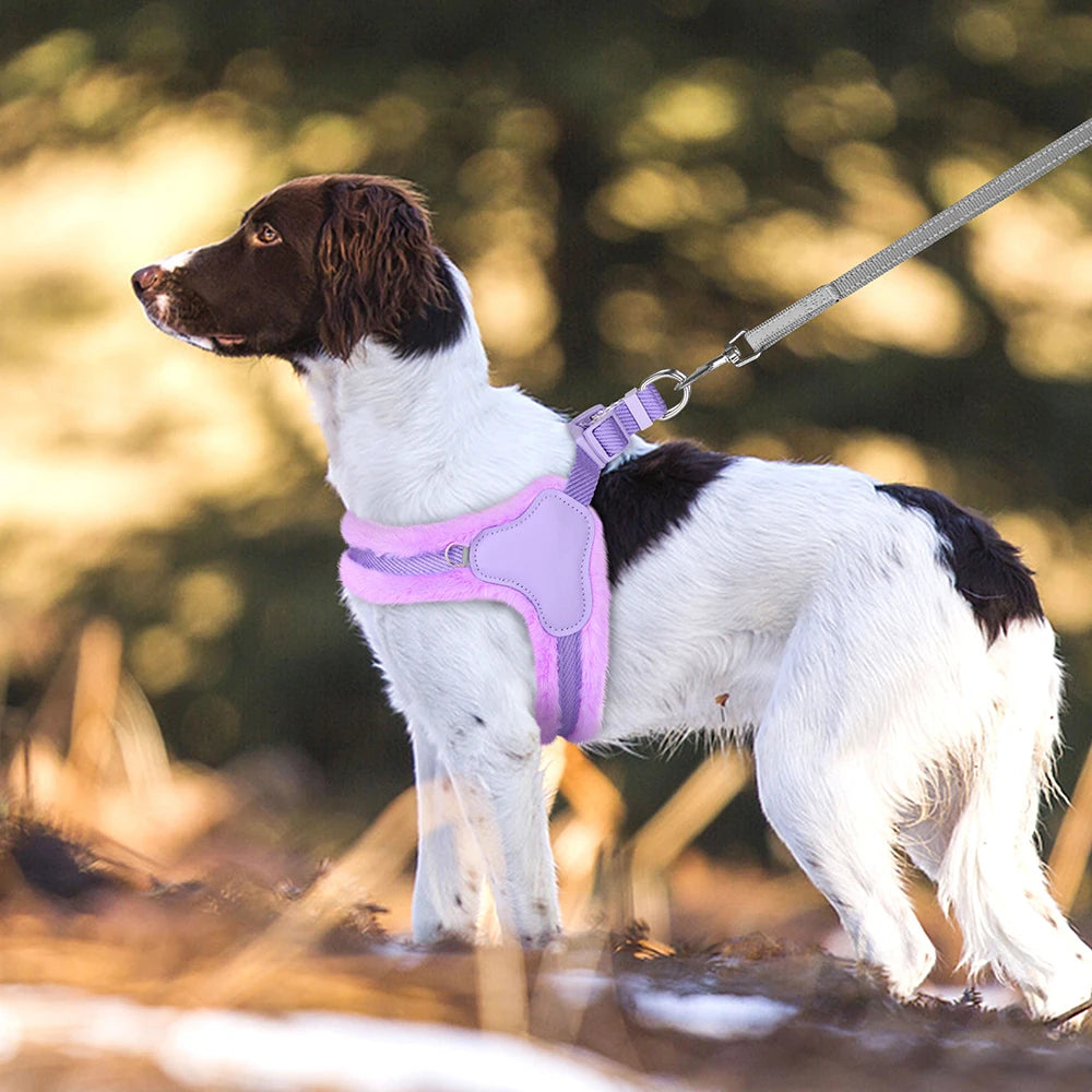 CozyPaw Winter Plush Harness