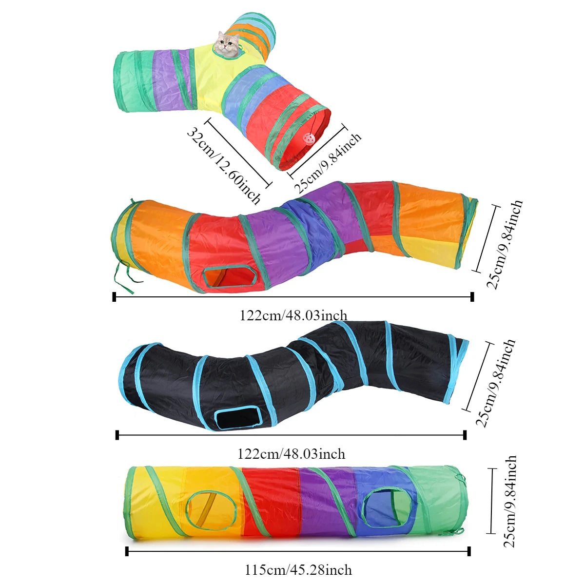 Hide & Pounce Cat Tunnel