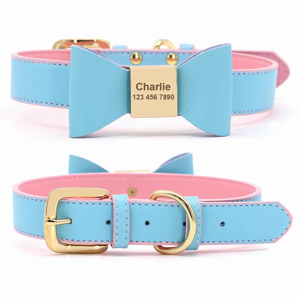 PawCharm Personalized Bowknot Collar