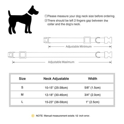 EliteTag Custom Nylon Dog Collar