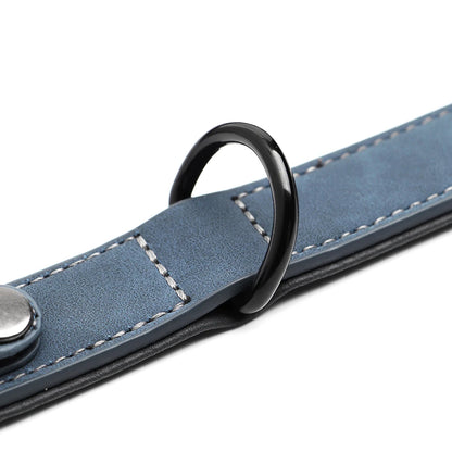 GuardTrack PU Leather Dog Collar