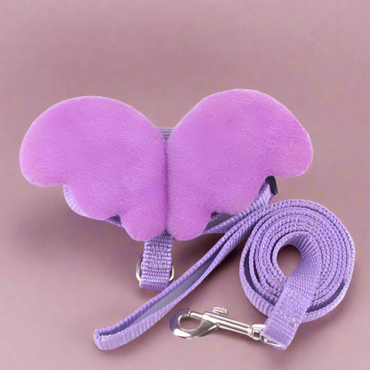 Angel Wings Harness & Leash Set