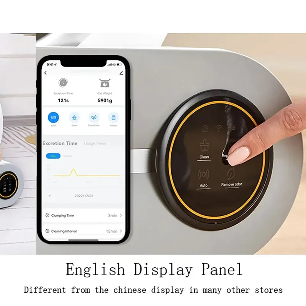 Tonepie 65L the Automatic Smart Cat Litter Box