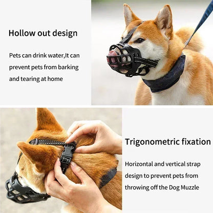 GuardEase Soft Adjustable Dog Muzzle