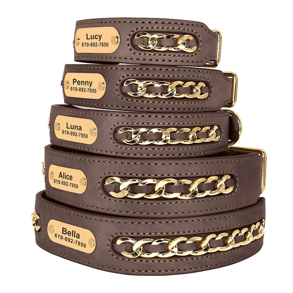 LuxeGuard Personalized Dog Collar