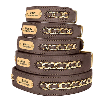 LuxeGuard Personalized Dog Collar