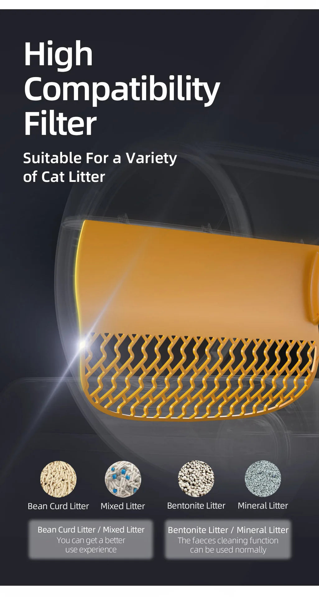 Tonepie 65L the Automatic Smart Cat Litter Box