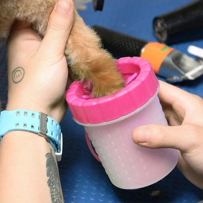 PawFresh Soft Silicone Pet Washing Cup