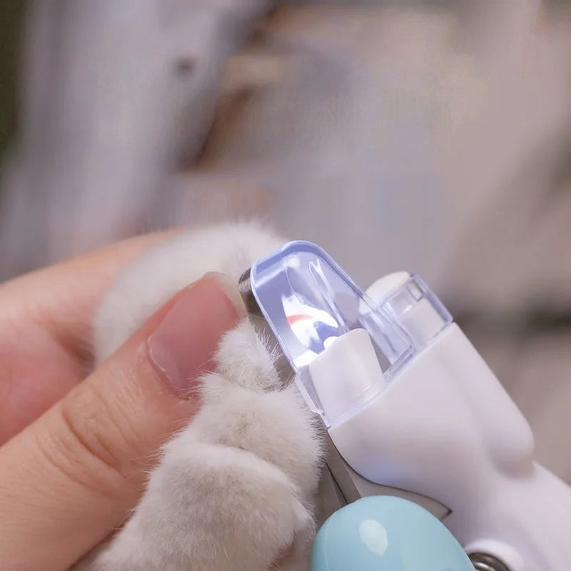 PawTrimerPro Pet Nail Clippers with LED Light